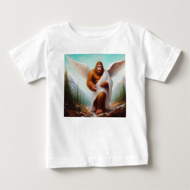 Bigfoot Angel Baby T-Shirt (Front)