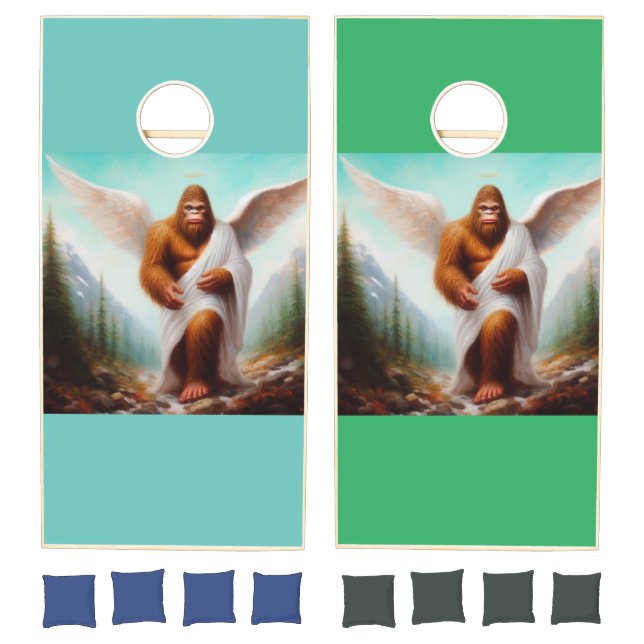 Bigfoot Angel Cornhole Set (Set)