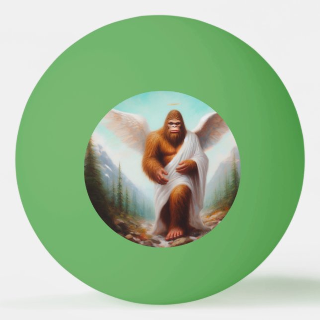 Bigfoot Angel Ping Pong Ball (Front)