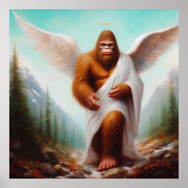 Bigfoot Angel Poster (Front)