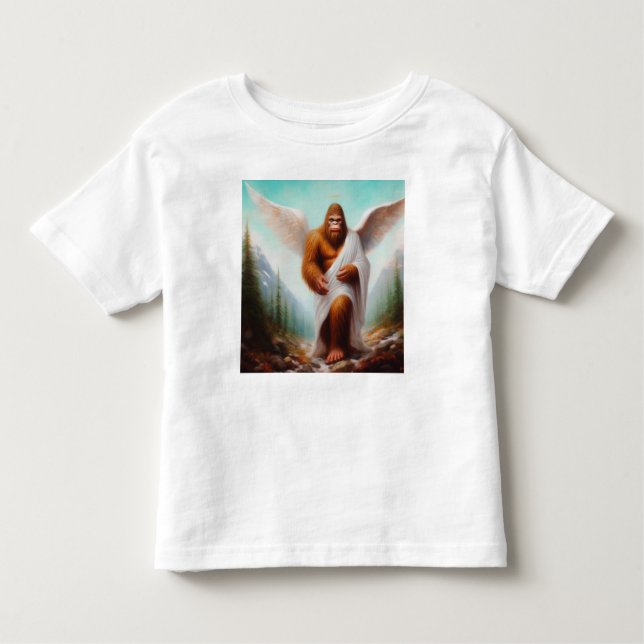 Bigfoot Angel Toddler T-shirt (Front)