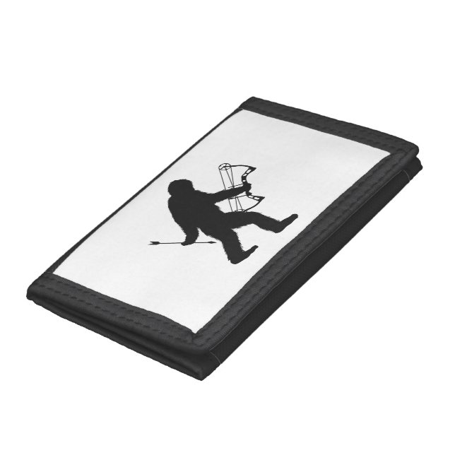Bigfoot Archer silhouette Trifold Wallet (Bottom)