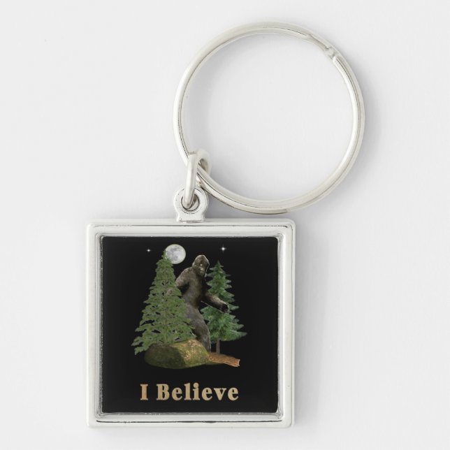 Bigfoot art keychain (Front)