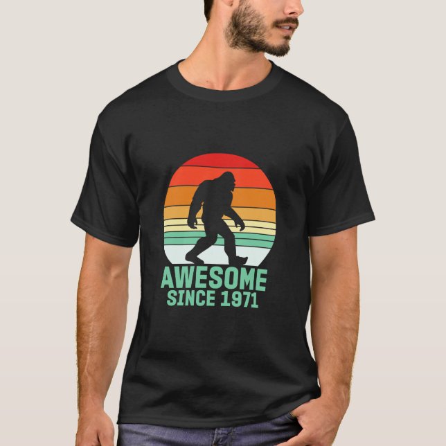 Bigfoot Awesome Since 1971 T-Shirt (Front)