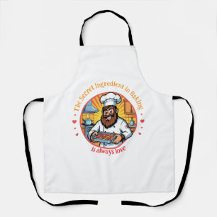 Bigfoot Baker Secret Ingredient is Love Apron