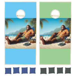 Bigfoot Beach Cornhole Set
