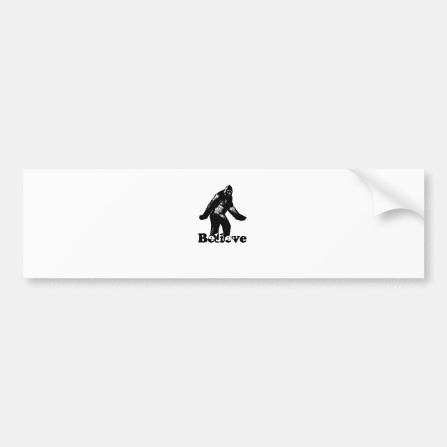 Bigfoot Believe Bumper Sticker (Front)