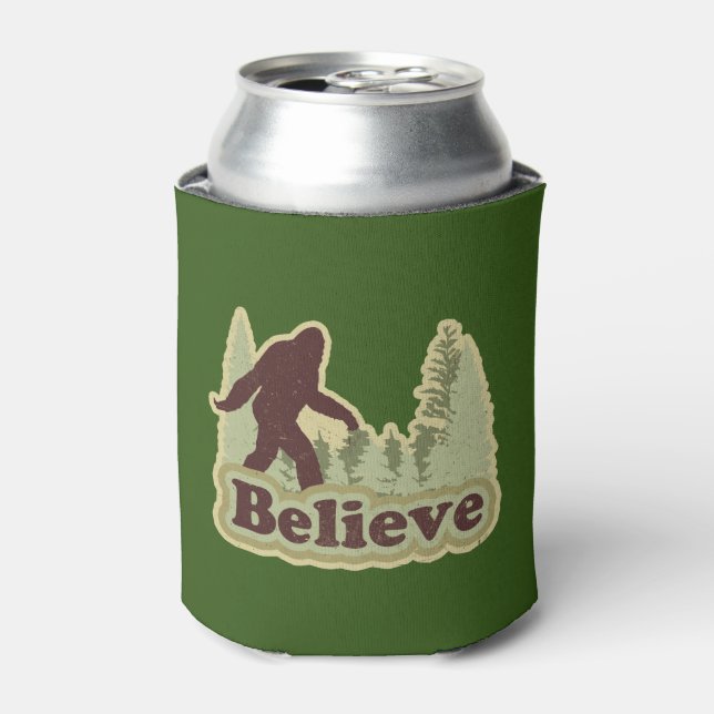 Bigfoot Believe Can Cooler (Can Front)