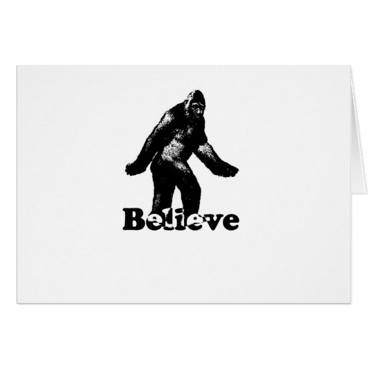 Bigfoot Believe Cards (Front Horizontal)