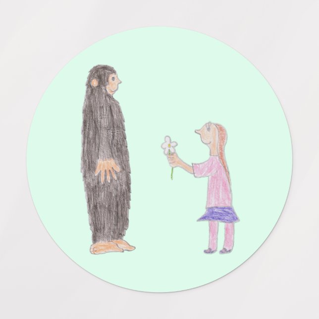 Bigfoot Believes in You Clothing Labels (Design 2)