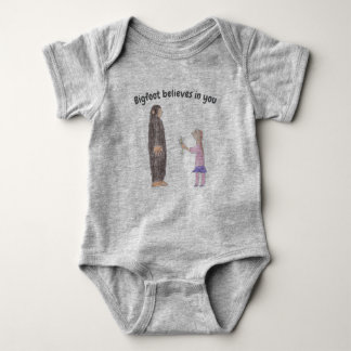 Bigfoot Believes in You Infant One Piece Baby Bodysuit