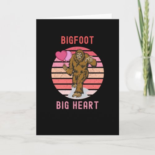 Bigfoot Big Heart Card