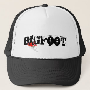 Bigfoot * black logo" trucker hat