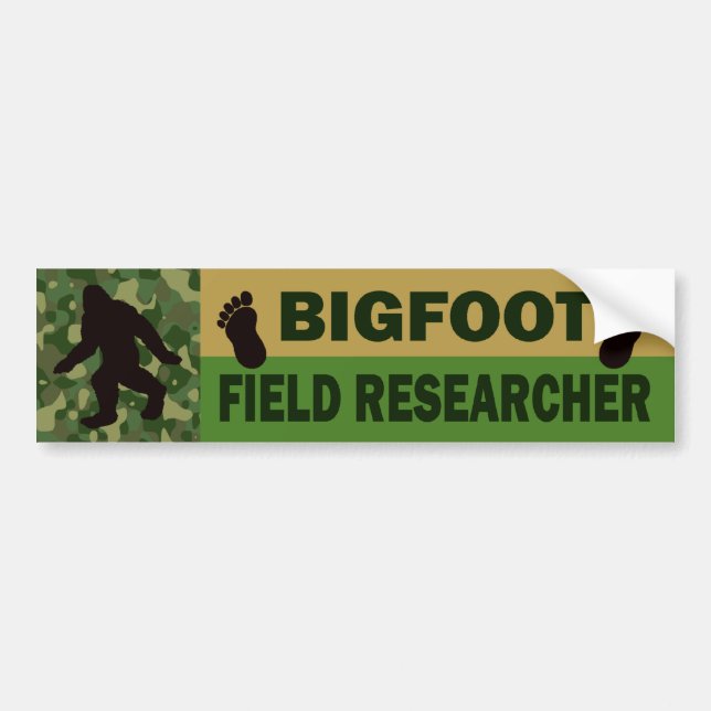 Bigfoot Bumper Sticker (Front)