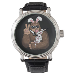 Bigfoot Bunny Rabbit Funny Easter Day Sasquatch Watch