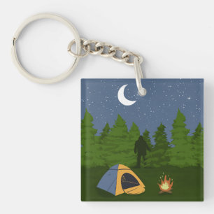 BigFoot Camping Keychain