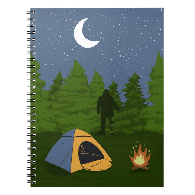 BigFoot Camping  Notebook (Front)