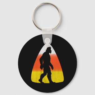 Bigfoot Candy Corn Fall Holiday Halloween And Than Keychain