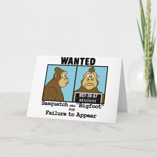 Bigfoot Card (Front)