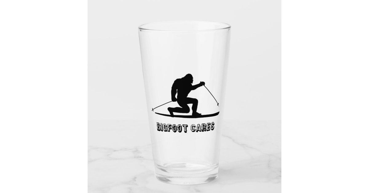  Bigfoot Mountains Sasquatch Yeti Glass Beer Mug