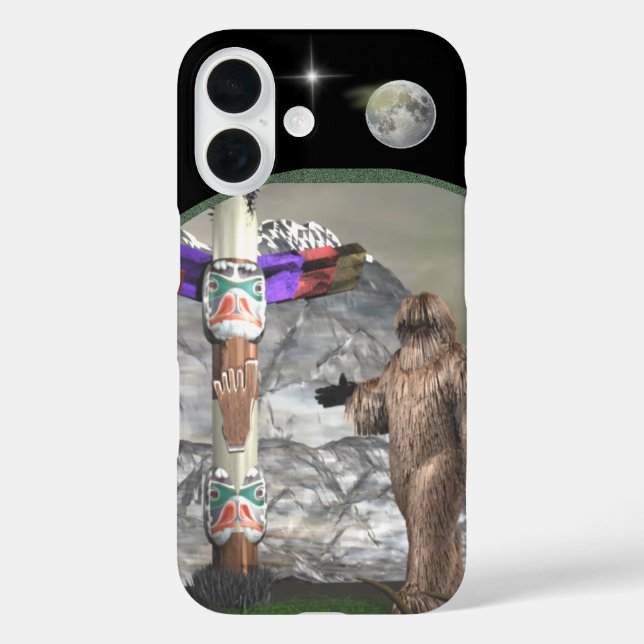 Bigfoot Case-Mate iPhone Case (Back)
