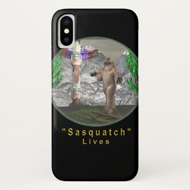 Bigfoot Case-Mate iPhone Case (Back)