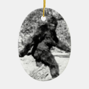 Bigfoot Ceramic Ornament