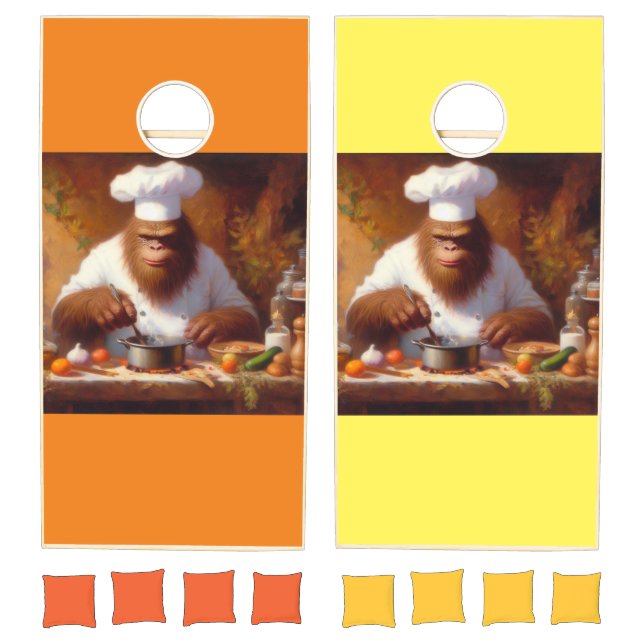 Bigfoot Chef Cornhole Set (Set)