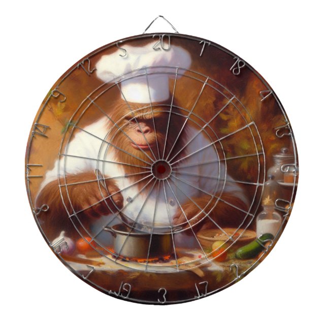 Bigfoot Chef Dart Board (Front)