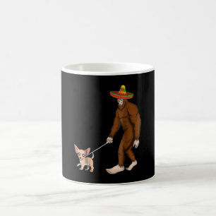 Bigfoot Chihuahua Dog Lover Dad Mom Coffee Mug