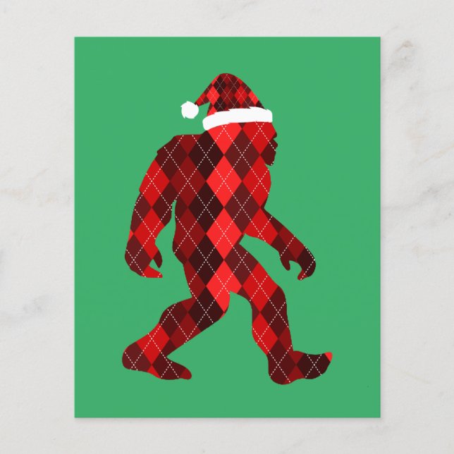 Bigfoot Christmas - Funny Christmas   (Front)