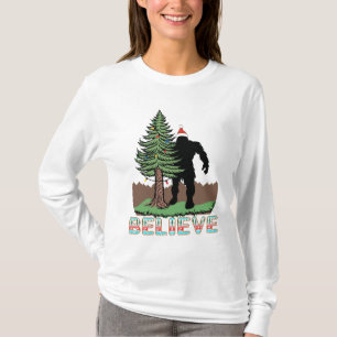 Bigfoot Christmas Gifts For   Believe Bigfoot T-Shirt