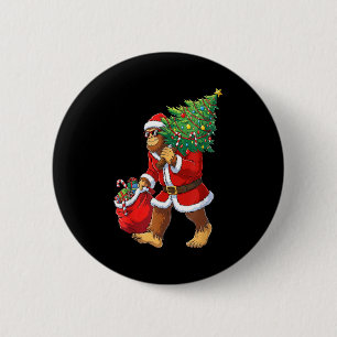 Bigfoot Christmas Tree Lights Boys Men Sasquatch L Button