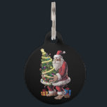 Bigfoot Christmas Tree Lights Xmas Sasquatch Lover Pet ID Tag<br><div class="desc">Bigfoot Christmas Tree Lights Xmas Sasquatch Lovers</div>