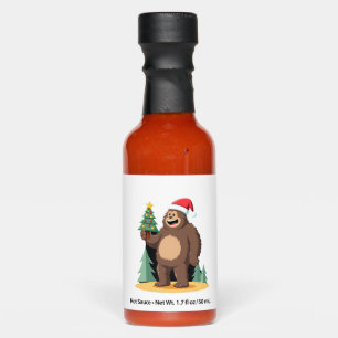 Bigfoot Christmas Tree Santa Hat (1) Hot Sauces