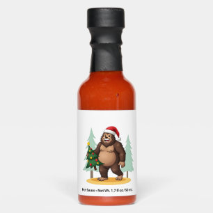Bigfoot Christmas Tree Santa Hat (5) Hot Sauces