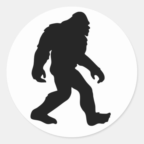 Bigfoot Classic Round Sticker