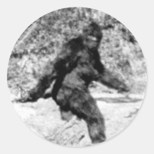 Bigfoot Classic Round Sticker