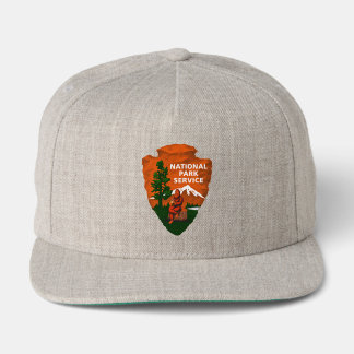 Bigfoot Coffee Break National Park Service Arrowhe Snap Back Hat