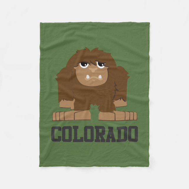 Bigfoot Colorado Fleece Blanket (Front)