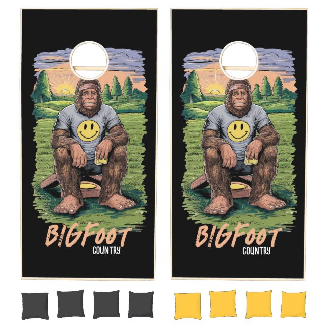 Bigfoot country cornhole set (Set)