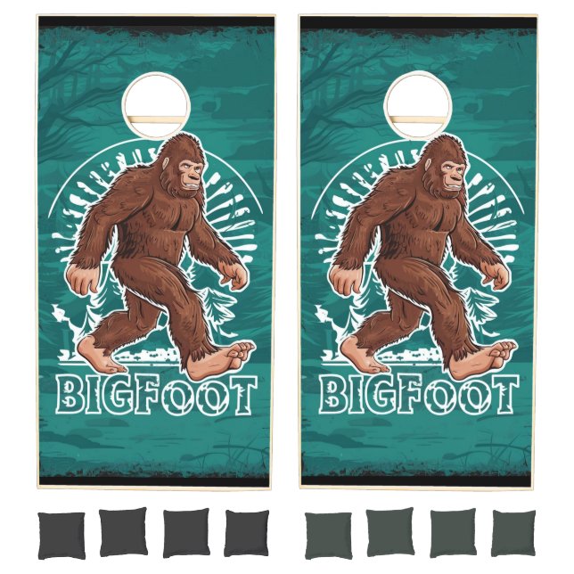 Bigfoot country keep squatchin cornhole set (Set)