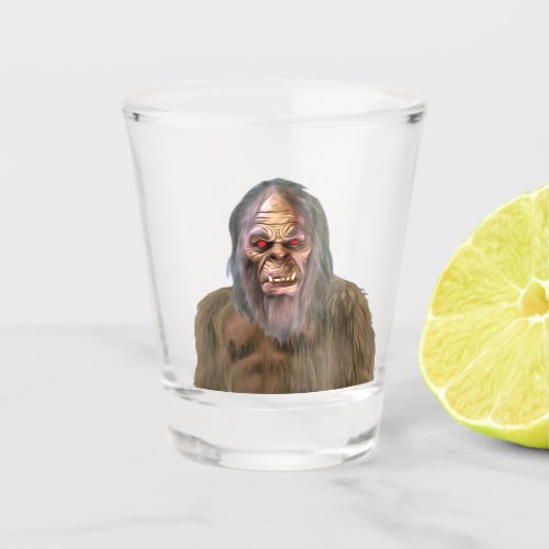 Bigfoot Creeptid Shot Glass