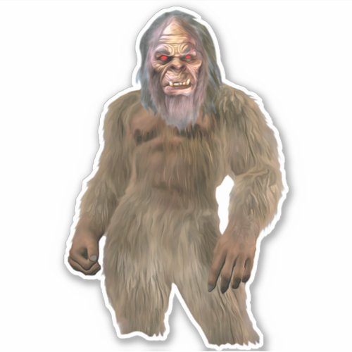 Bigfoot Creeptid Sticker