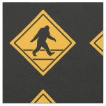 Bigfoot Crossing Pattern | Sasquatch Squatchy Fabric