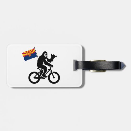 Bigfoot Cycling Arizona Flag Luggage Tag