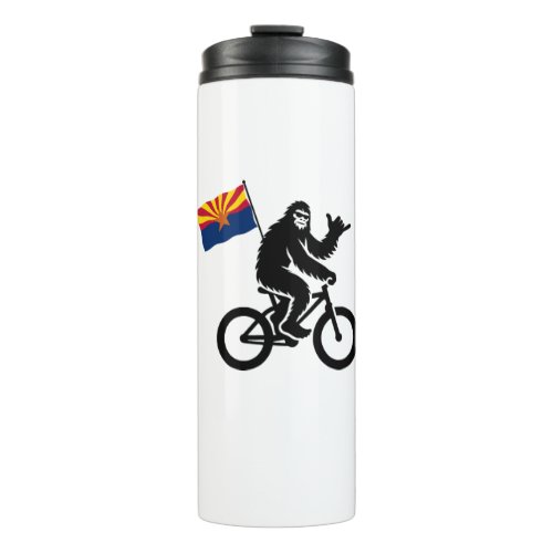 Bigfoot Cycling Arizona Flag Thermal Tumbler