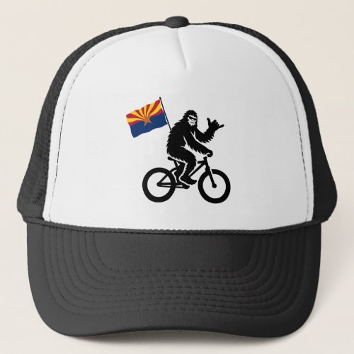 Bigfoot Cycling Arizona Flag Trucker Hat