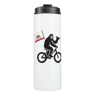 Bigfoot Cycling California Flag Thermal Tumbler