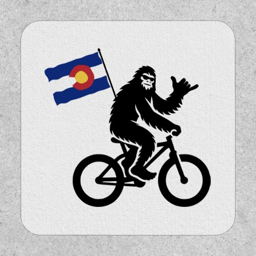 Bigfoot Cycling Colorado Flag Patch